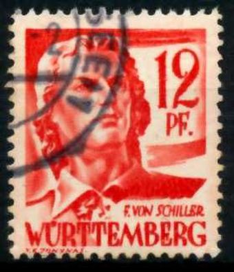 FZ Württemberg 2. Ausgabe Spezialisiert Nr 18 gestempelt X6DB936