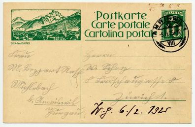 Schweiz Postkarte Zeitraum 1923 31 X6DF84E