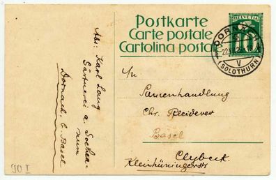 Schweiz Postkarte Zeitraum 1923 31 X6DF862
