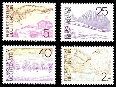 Liechtenstein 1973 Nr 596-599 postfrisch SB45E46