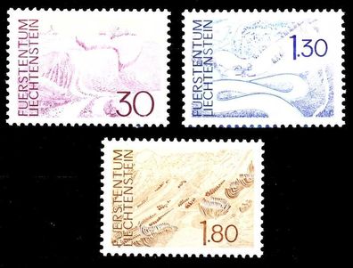 Liechtenstein 1973 Nr 581-583 postfrisch SB45E86