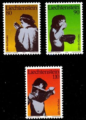 Liechtenstein 1979 Nr 725-727 postfrisch SB464AA