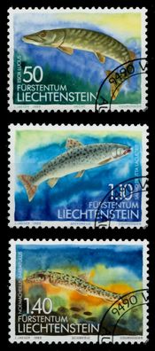 Liechtenstein 1989 Nr 964-966 gestempelt SB49D8E