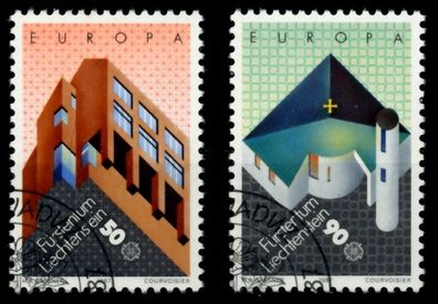 Liechtenstein 1987 Nr 916-917 gestempelt SB4A0AA
