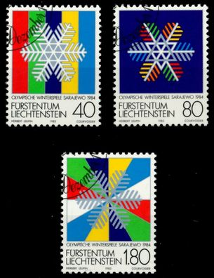 Liechtenstein 1983 Nr 834-836 gestempelt SB4A25E