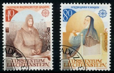 Liechtenstein 1983 Nr 816-817 gestempelt SB4A352