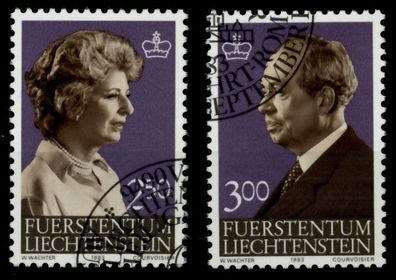 Liechtenstein 1983 Nr 828-829 gestempelt SB4A372