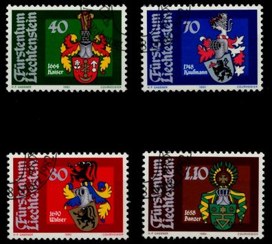 Liechtenstein 1982 Nr 793-796 gestempelt SB4A3FE