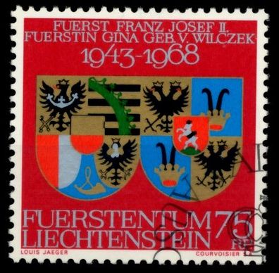 Liechtenstein 1968 Nr 496 gestempelt SB4DD6A
