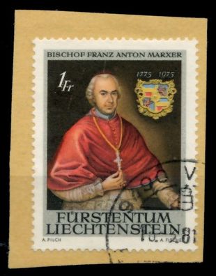 Liechtenstein 1974 Nr 613 gestempelt Briefstück X6E96AA