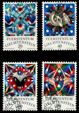 Liechtenstein 1976 Nr 658-661 gestempelt SB4E0EA