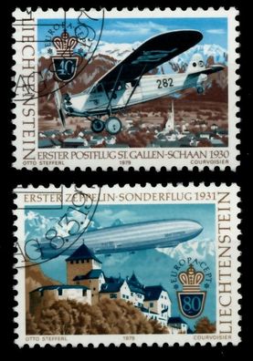 Liechtenstein 1979 Nr 723-724 gestempelt SB4E256