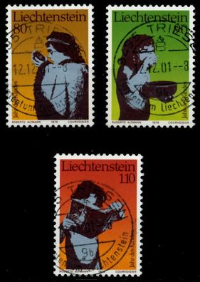 Liechtenstein 1979 Nr 725-727 zentrisch gestempelt X6E993A