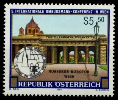 Österreich 1992 Nr 2076 postfrisch SB4E3D2