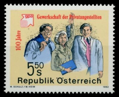 Österreich 1992 Nr 2049 postfrisch SB5251E