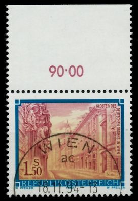 Österreich DS STIFTE Klöster Nr 2080 zentrisch gestempelt OR X6ECD1A