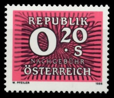 Österreich Portomarken 1985 89 Nr 261 postfrisch X6F21CE