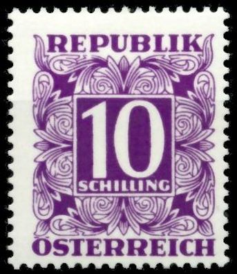 Österreich Portomarken Nr 259z postfrisch X6F26E6