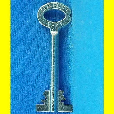 Garny Tresor Doppelbart - Schlüssel Profil 1591 - Länge 70 mm - gebohrt 3 mm