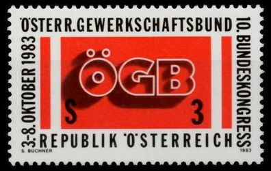 Österreich 1983 Nr 1754 postfrisch SB638AE
