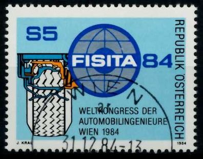 Österreich 1984 Nr 1770 zentrisch gestempelt X6FFFF6