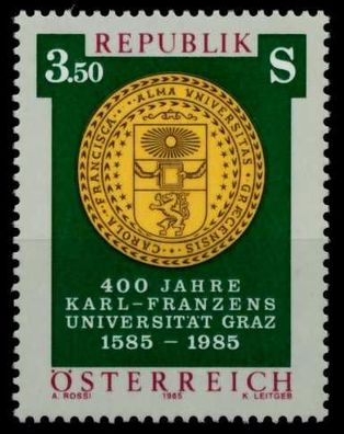 Österreich 1985 Nr 1799 postfrisch SB66852