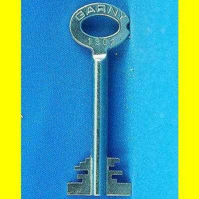 Garny Tresor Doppelbart - Schlüssel Profil 1902 - Länge 70 mm - gebohrt 3 mm