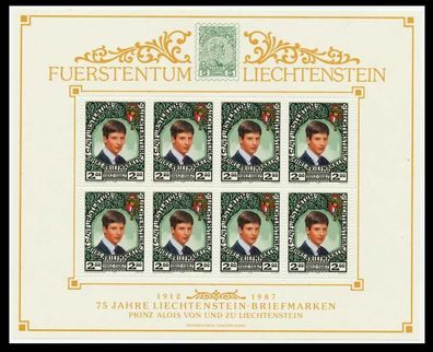 Liechtenstein BLOCK Kleinbogen Nr 921 postfrisch KLEINB X707F06