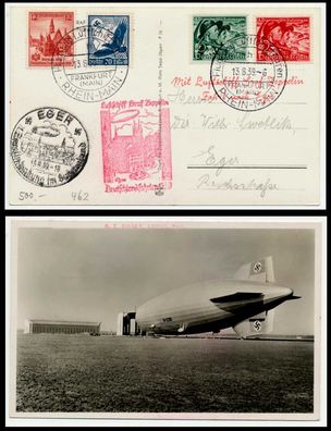 Deutsche Zeppelinpost Nr 462 BRIEF MIF X71C802