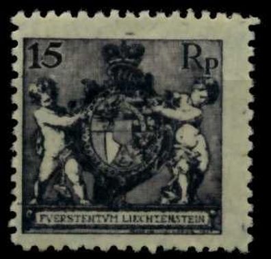 Liechtenstein 1921 Nr 52B ungebraucht X72115E