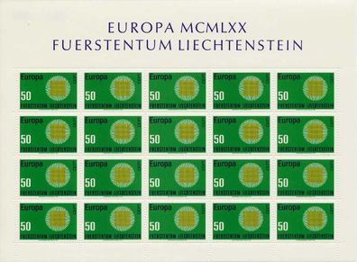 Liechtenstein 1970 Nr 525 postfrisch BO X74B852