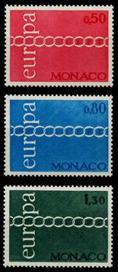 MONACO 1971 Nr 1014-1016 postfrisch S00363A