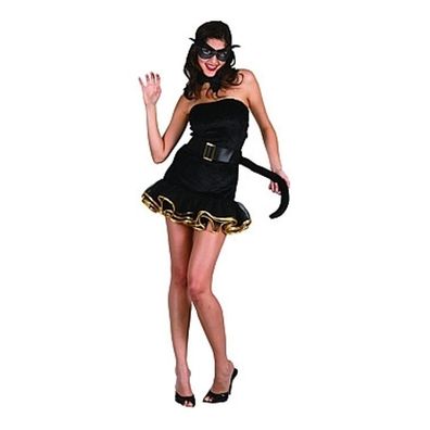 Sexy Katze schwarz Kostüm