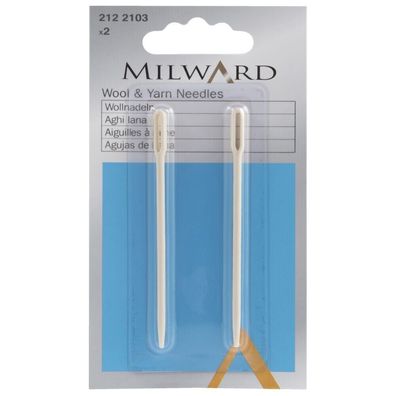 Milward 2122103 Wollnadeln, 2 Stück aus Kunststoff