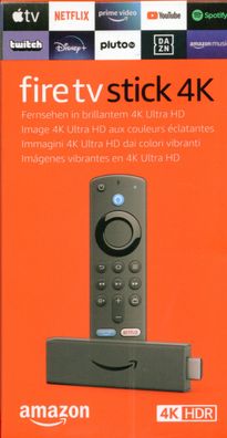 Amazon Fire TV 4k Stick Ultra-HD mit neue Alexa-Sprachfernbedienung
