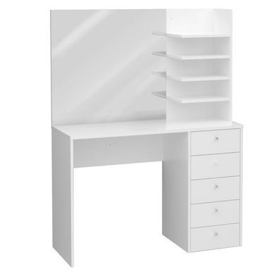 Schminktisch MARL Schreibtisch in Weiß ca. 105 x 140 x 40 cm