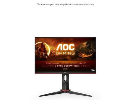 AOC 24G2/ BK - 144Hz Gaming Monitor - 24 Inch