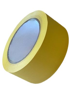 Putzerband Klebeband Abklebeband 1 Rolle PVC gerillt 50mm x 33m gelb Schutzband
