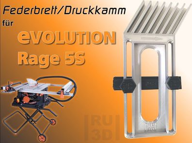 Federbrett Druckkamm für Evolution Rage 5S Tischkreissäge, FeatherBoard