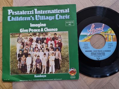 Pestalozzi International - Imagine/ Give peace a chance 7'' Vinyl/ CV John Lennon