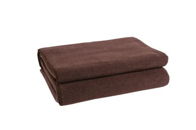 Zoeppritz Soft-Fleece dark brown 160x200 103291-880