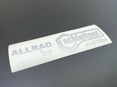 Original VW Crafter Schriftzug Allrad by Achleitner silber Logo Emblem Aufkleber