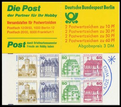 BERLIN Markenheftchen Nr MH 12caoZ postfrisch S511A46