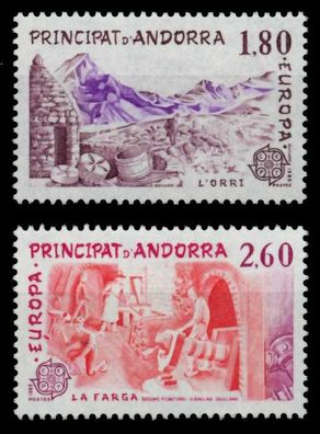 Andorra (FRANZ. POST) 1983 Nr 334-335 postfrisch X79D52A