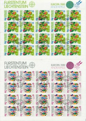 Liechtenstein BLOCK Kleinbogen Nr 960-961 ZENTR X7A6BA6