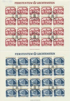Liechtenstein BLOCK Kleinbogen Nr 692-693 ESST S5452B6
