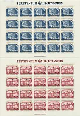 Liechtenstein BLOCK Kleinbogen Nr 692-693 postfrisch KL S5452A6