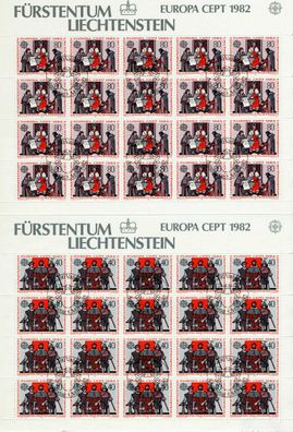 Liechtenstein BLOCK Kleinbogen Nr 791-792 ESST S545326