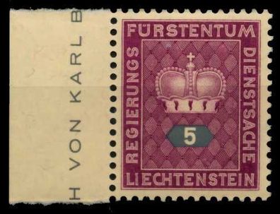 Liechtenstein Dienstmarken 1950 Nr 35x postfrisch X7A6E32