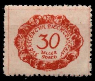 Liechtenstein Portomarken 1920 Nr 6 postfrisch X7A6F7A